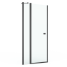 Душевая дверь Roca CAPITAL распашная 100х195, толщина полотна 6мм универсальная, цвет профиля черный