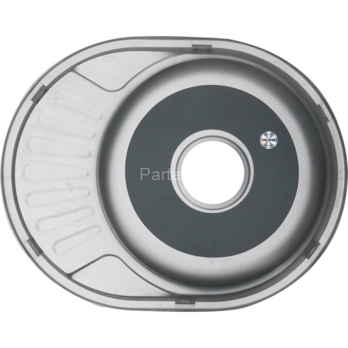 Мойка 5745 U MELANA 0,6/160 врезная овальная с сифоном (120 ta *15)