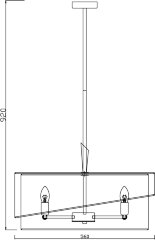 Потолочная люстра Freya FR5171PL-08BS