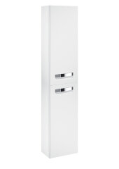 THE GAP Шкаф-колонна левый, белый глянец