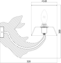 Бра Maytoni MOD470WL-01W