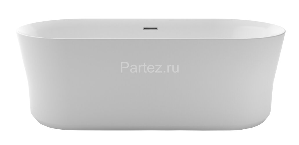 Ванна акриловая AZARIO KENSTON 1700х800х600 свободностоящая, в комплекте с сифоном и металлической р