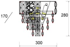 Бра Fluorite FL1060-3W