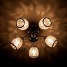 Потолочная люстра Eurosvet 30026/5 античная бронза