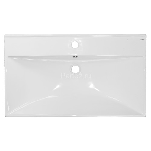 Комплект тумба Мила 80Н 815х470х870 напольная, с раковиной Tempo 80 (CS00091366)