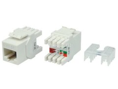 Вставка Keystone Jack RJ-45(8P8C) категория 5e тип 180град. KJ8-8P8C-C5e-180-WH бел. Hyperline 42619