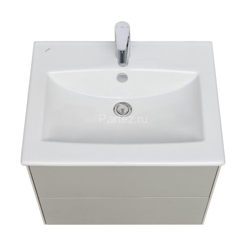 Тумба под раковину AQUATON Сохо 60 подвесная, Слэйт\Галька серая (1A258001AJ9A0)