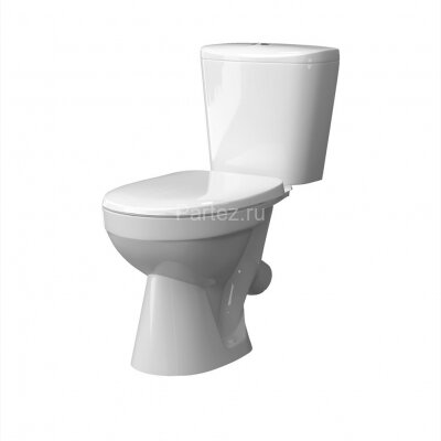 Унитаз-компакт КЕРАМИН Лаго Жесткое сиденье Алкапласт белый с1 (CS00077199)