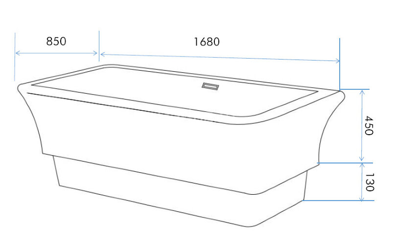 Акриловая ванна Gemy G9221