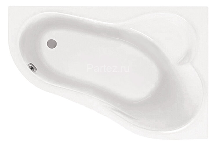 Ванна акриловая Santek Ибица 150х100, правая, белая