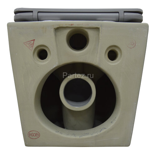 Унитаз подвесной Azario Grado 370х490х370 безободковый, с быстросъемныйм сидением микролифт, серый м