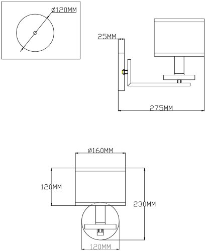 Бра Moderli V2640-1W