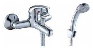 Смеситель одноручный (40мм) для ванны, с коротким изливом, хром