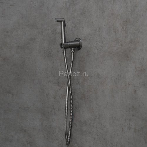 Смеситель Lemark Solo LM7171GM с гигиеническим душем, встраиваемый