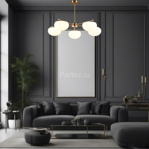 Потолочная люстра Eurosvet 30190/5 латунь