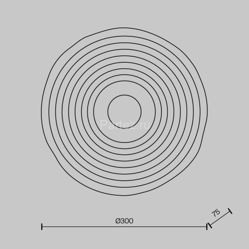 Настенный светильник Maytoni MOD343WL-L5BS3K1