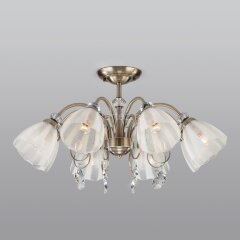 Потолочная люстра Eurosvet 30155/8 античная бронза