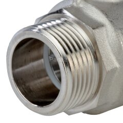 Кран шаровой полнопроходной НР/НР бабочка 1" Stout