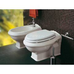 Унитаз подвесной Simas Arcade 365х435х510 безободковый "Rimless", без сиденья, цвет белый (AR841bi)