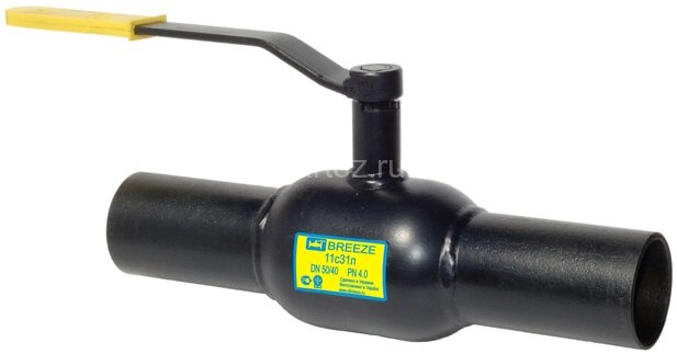 Кран шаровой стальной 11с31п Dу125/100 Pу25 с-с