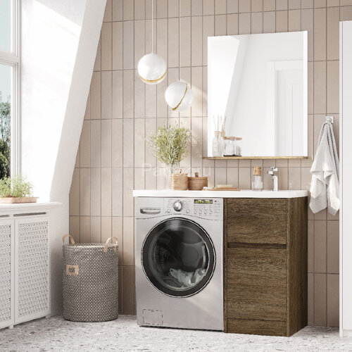 Тумба под раковину Aquaton Лондри 40 без фасада, дуб Кантри (1A267001LHDY0)