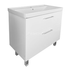 Комплект тумба Azario Ника 80 Н 800х470х850 напольная, с раковиной Monte 80 (CS00082789)