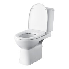 Унитаз-компакт Roca ACCESS, косой выпуск, c сиденьем микролифт (7.34P2.3.900.Y)