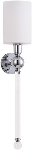 Бра Crystal Lux MIRABELLA AP1 CHROME/WHITE
