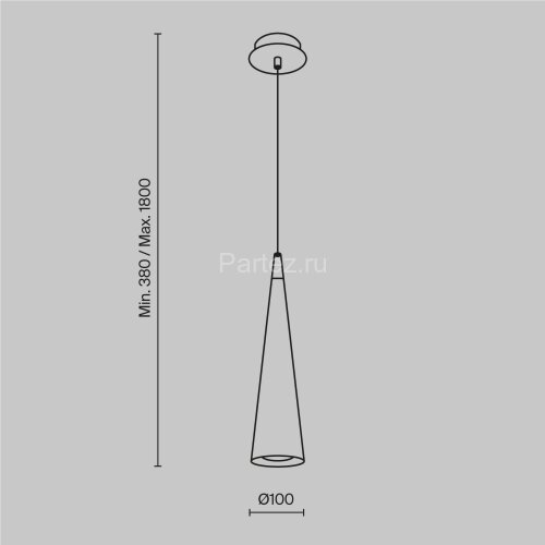 Подвесной светильник Maytoni P318-PL-01-N