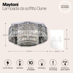 Потолочная люстра Maytoni DIA005CL-10CH