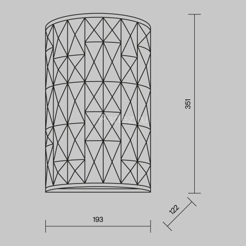 Настенный светильник Maytoni MOD184-WL-02-CH