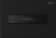 Кнопка смыва Loranto механическая, двойная, черный матовый