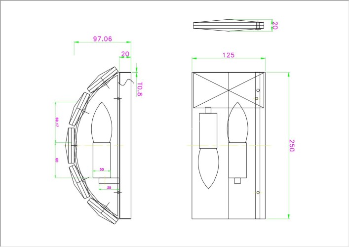 Бра Divinare 3508/02 AP-2