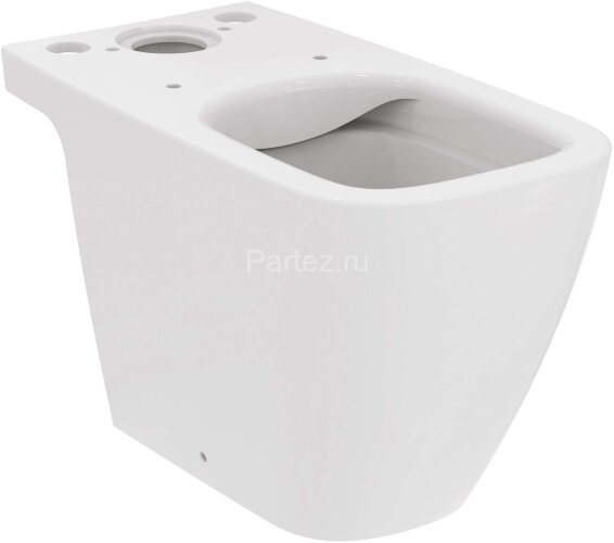 Чаша унитаза Ideal Standard i.life B напольный, для монтажа с бачком, технология RimLS+, с крепежом