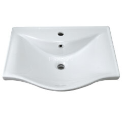 Раковина накладная Lapino BASIC 50X37X17,5, белая