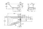 Roca HALL Angular Асимметричная ванна 150*100, левосторонняя