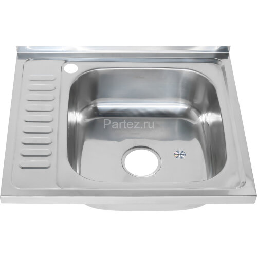 Мойка 6050 R MELANA 0,4/160 накладная прямоугольная (127 t R*20)