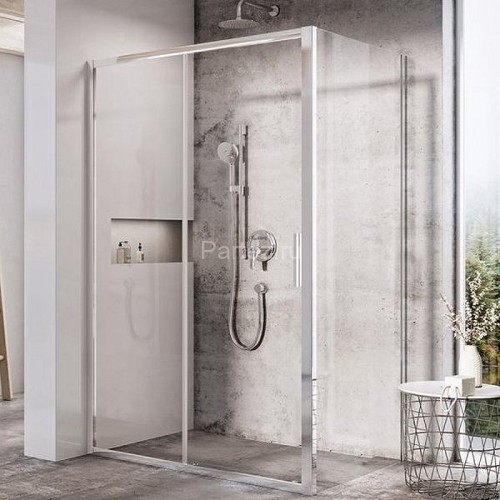 Душевая стенка Ravak Blix BLSPS-90 профиль Хром стекло прозрачное